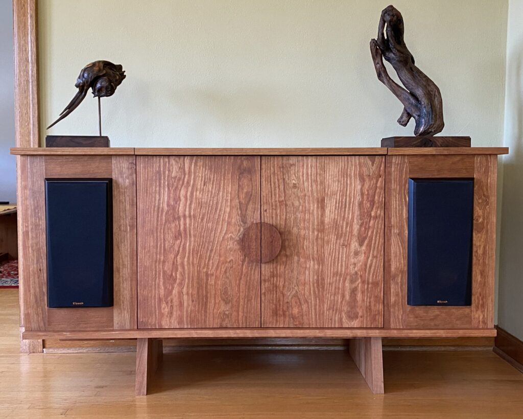 Cherry hi-fi console